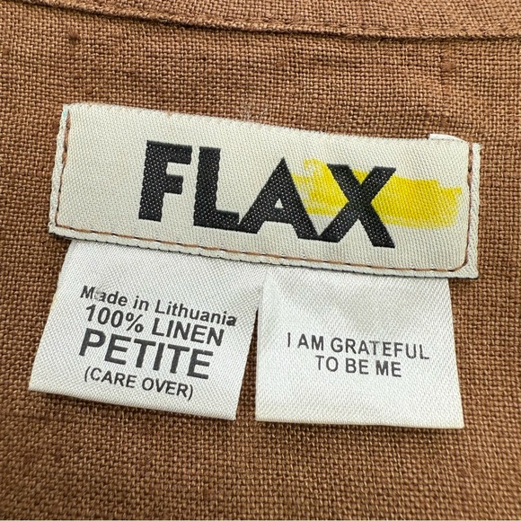 FLAX Linen Blazer Jacket, XS - Picture 3 of 5